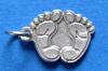 Footprints Charm